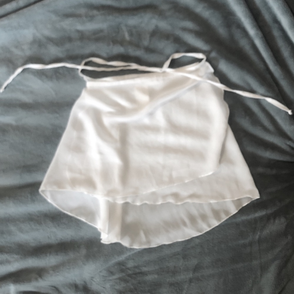 White ballet skirt